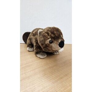 The Petting Zoo Beaver Plush Stuffed Animal 16" Eco Friendly Recycled Soft Toy